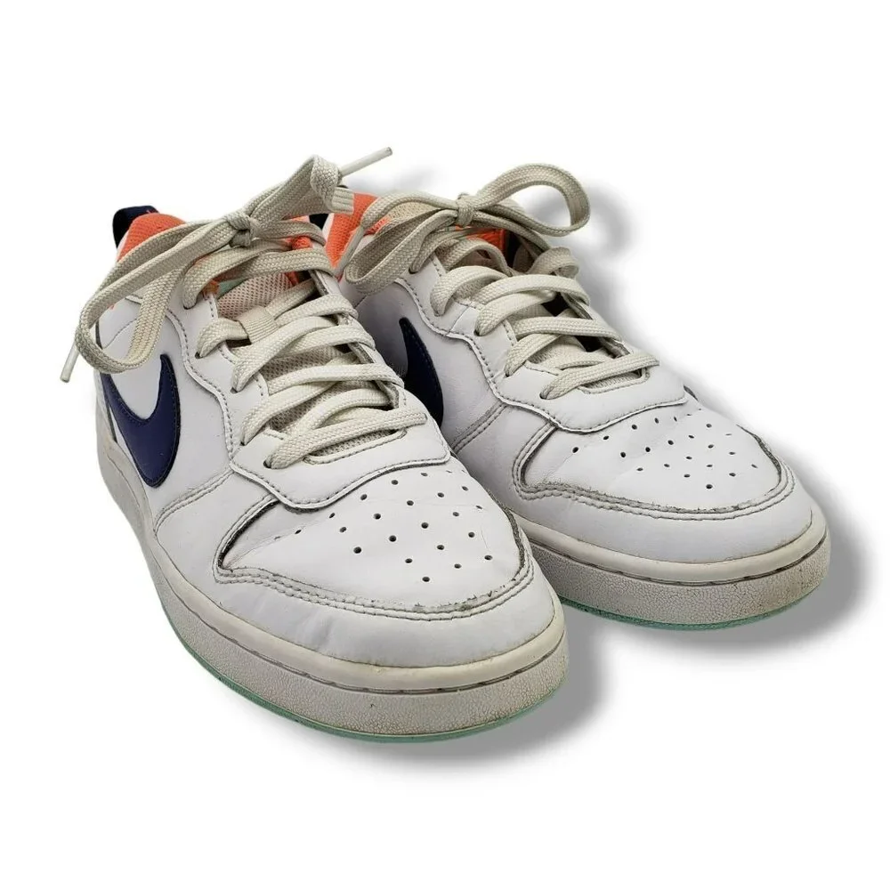Nike Court Borough Low 2 Sneakers‎ GS Youth 7 White BQ5448-112